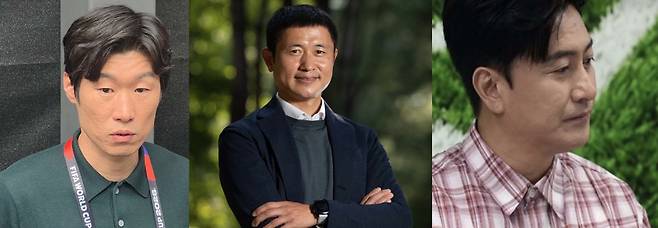 왼쪽부터 박지성·이영표·안정환