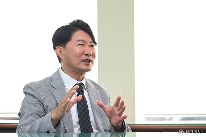 한용호 한국유치원총연합회 경기지회장. 윤원규기자