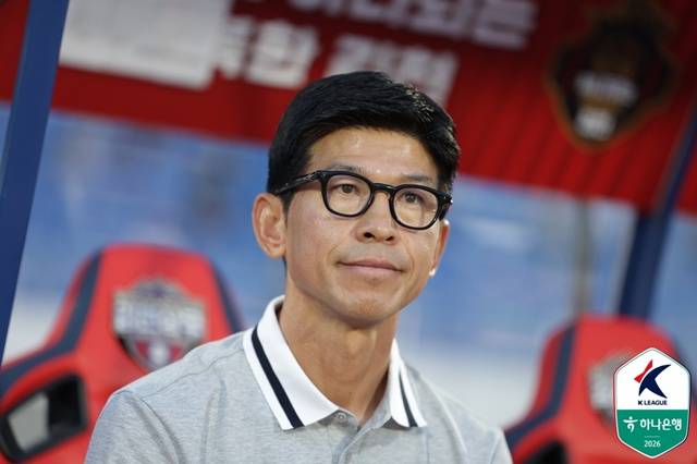 주승진 김천 상무 감독. /사진=한국프로축구연맹 제공