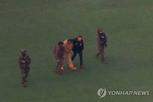 미국에 압송된 니콜라스 마두로 베네수엘라 전 대통령 [AP=연합뉴스]