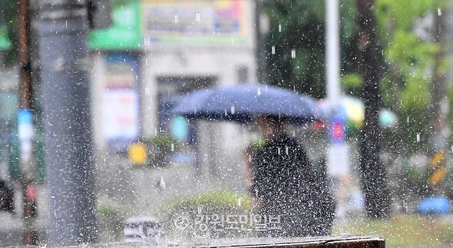 ▲ 도내지역에 장맛비. 김정호 [강원도민일보 자료사진]