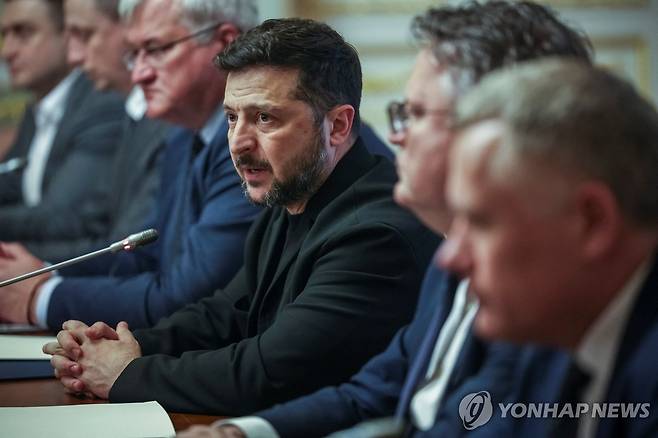 볼로디미르 젤렌스키 우크라이나 대통령 [로이터=연합뉴스. 재배포 및 DB 금지]