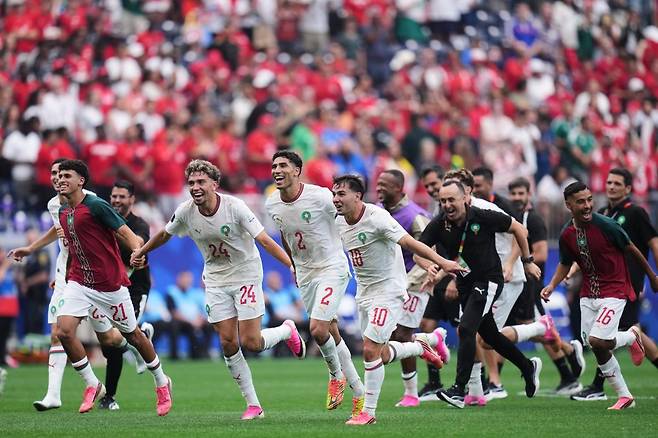 출처:연합뉴스 / 모로코 축구 대표팀