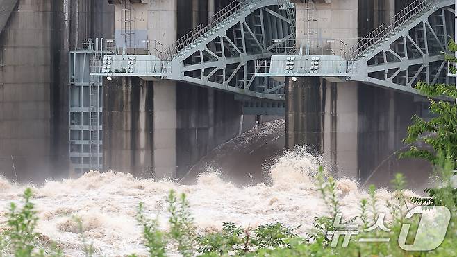 임진강 군남댐 일대2024.7.18 ⓒ 뉴스1 자료사진