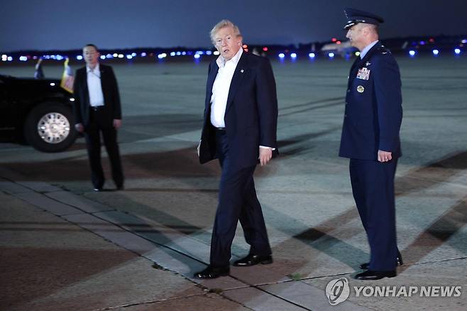 도널드 트럼프 미국 대통령 [AFP=연합뉴스. 재판매 및 DB 금지]