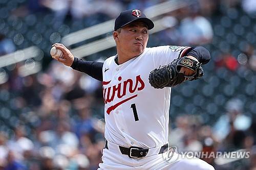 마침내 메이저리그 마운드에서 공을 던지는 고우석 [AP=연합뉴스]