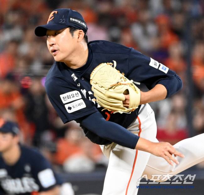 15일 수원KT위즈파크에서 열린 한화와 KT의 경기. 한화 이민우가 역투하고 있다. 수원=허상욱 기자wook@sportschosun.com/2026.05.15/