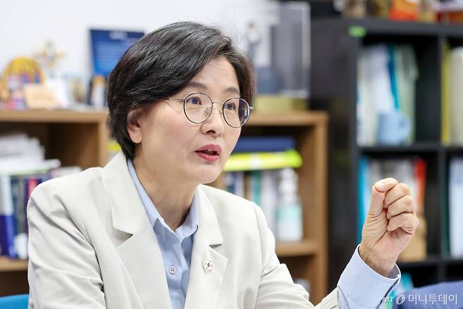 임미애 더불어민주당 의원 인터뷰 /사진=김창현 기자 chmt@