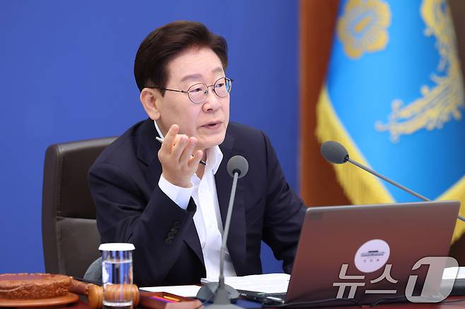 이재명 대통령이 14일 청와대에서 열린 국무회의에서 발언하고 있다. 2026.7.14 ⓒ 뉴스1 이재명 기자