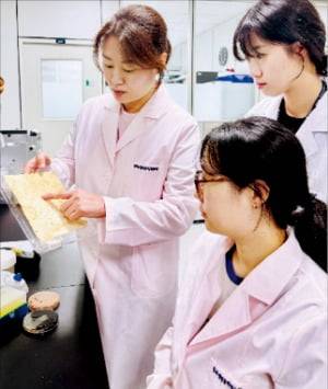 연구자가 미생물을 활용한 바이오 업사이클링 실험을 진행하고 있다.  한국생명공학연구원 제공