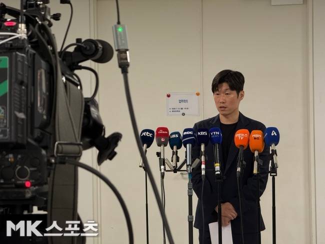 박지성 K-축구 혁신위원회 공동위원장. 사진=김영훈 기자