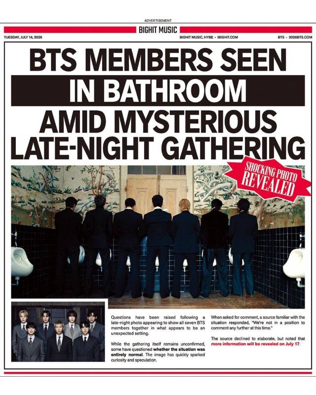 '노멀' 티저 광고 /사진=방탄소년단 X(트위터)팬 계정