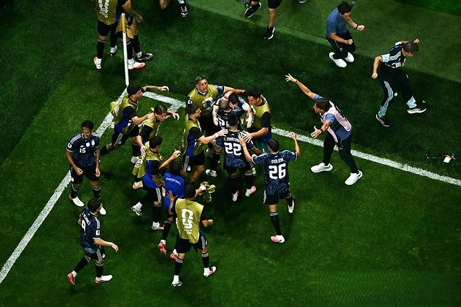 아르헨티나가 잉글랜드를 꺾고 2026 북중미 월드컵 결승에 올랐다. AFP=연합뉴스