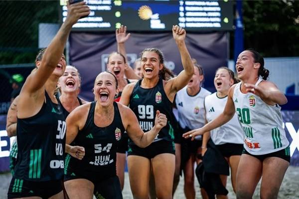 사진 2026 EHF 비치핸드볼 챔피언십 여자부 우승을 차지한 헝가리, 사진 출처=유럽핸드볼연맹