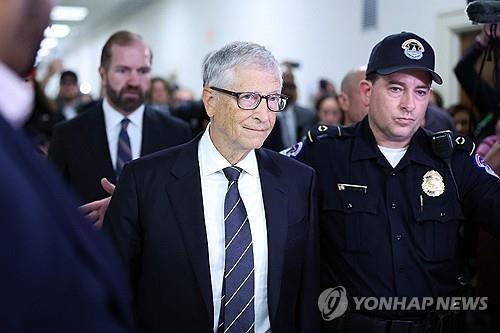 미 연방하원 청문회 출석한 빌 게이츠 [AFP=연합뉴스 자료사진. 재판매 및 DB 금지]
