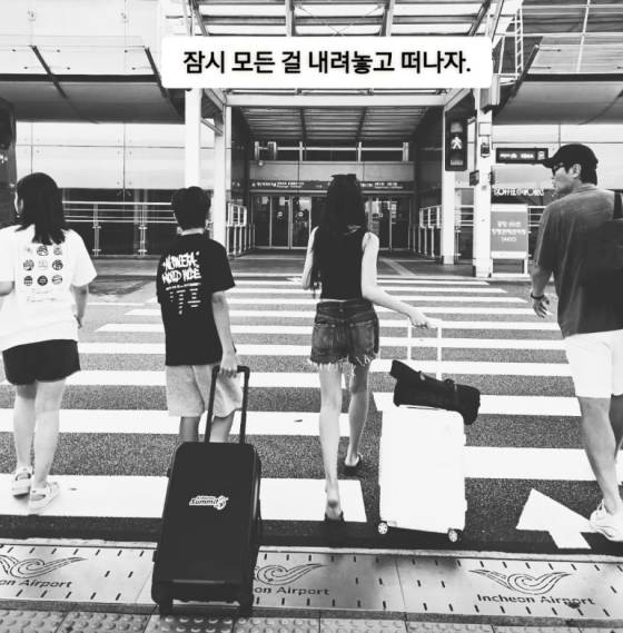 Lee Dong-gooks family, who recently faced criticism over a noise dispute with neighbors, was spotted departing for a trip abroad via Incheon International Airport. Lee Dong-gooks wife, Lee Soo-jin, announced the familys departure on social media and shared a glimpse of them taking a brief break from their daily routine.Previously, the Lee Dong-gook family had been embroiled in a noise disturbance controversy after posting a video on social media showing their children shouting loudly and running around the house while watching a World Cup match. Criticism from netizens followed after it became apparent that the parents had failed to properly restrain the childrens behavior in the video.As the controversy spread, Lee Soo-jin apologized for failing to be considerate of her neighbors late at night and promised to prevent such incidents from happening again. Lee Dong-gook and Lee Soo-jin married in 2005 and have four daughters and one son; they are well-known to the public for their past appearances on the KBS 2TV show The Return of Superman.