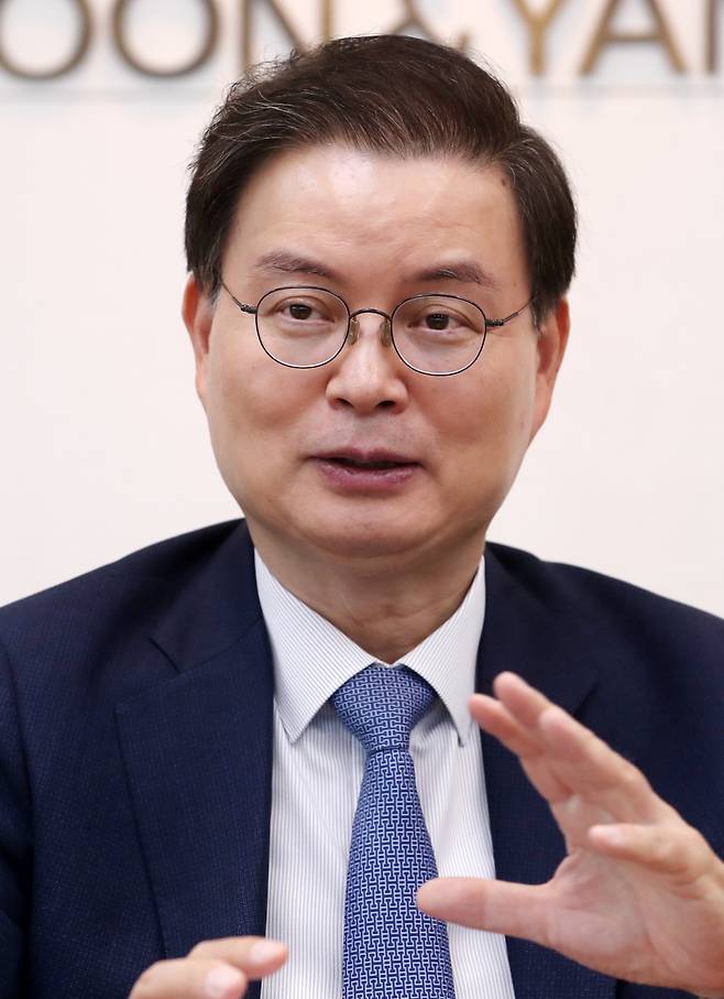 윤희웅 법무법인 화우 대표변호사. (사진=김태형 기자)