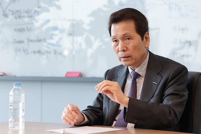 배재규 한국투자운용 사장이 20일 서울 여의도 사무실에서 ETF 투자와 혁신 등과 관련 본지와 인터뷰를 하고 있다. 2026.04.20 /남강호 기자
