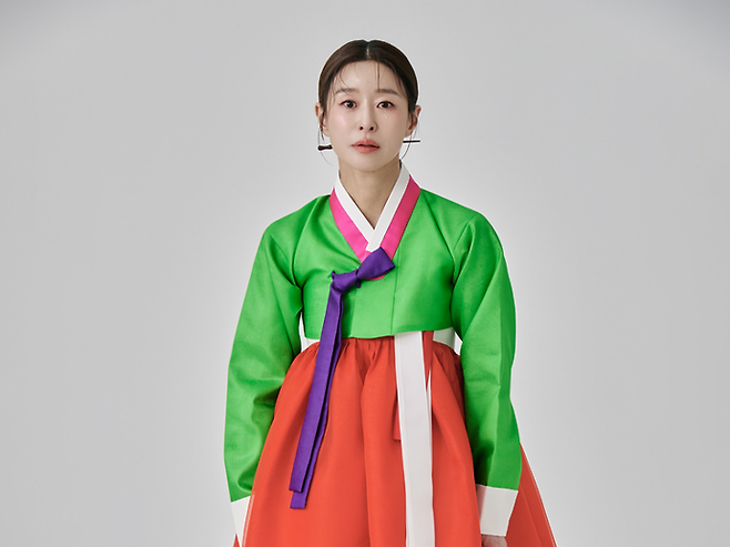 배우 예지원이 지난 17일 고양어울림누리 어울림극장에서 열린 뮤지컬 '홍도'의 주연으로 출연했다. 사진=극공작소 마방진
