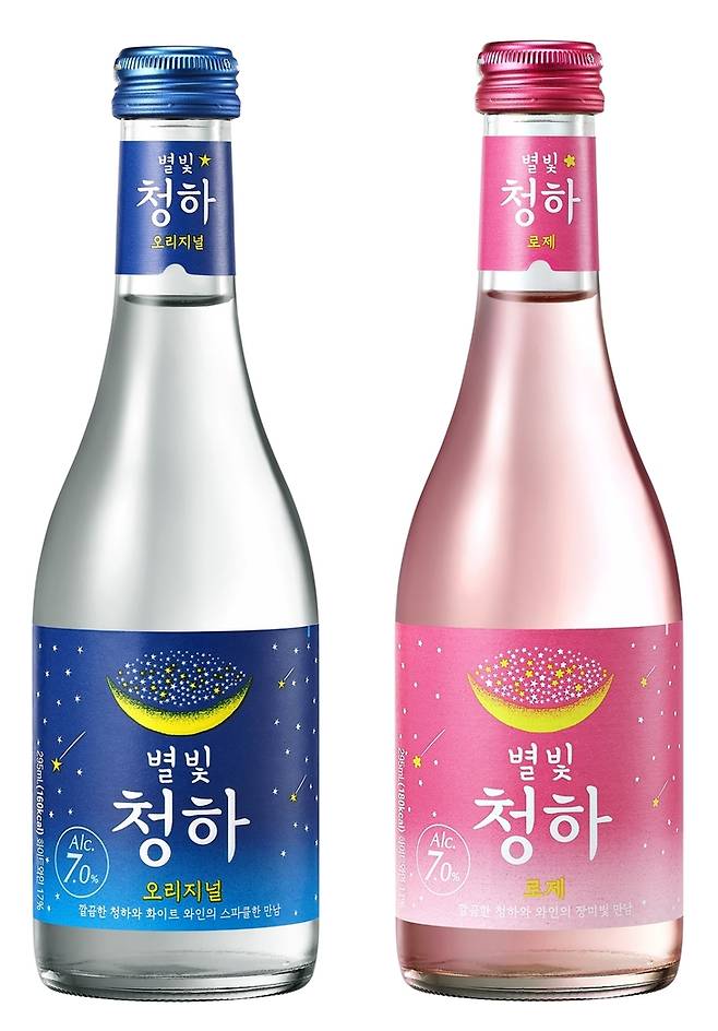 ▲롯데칠성 '별빛청하' 새단장