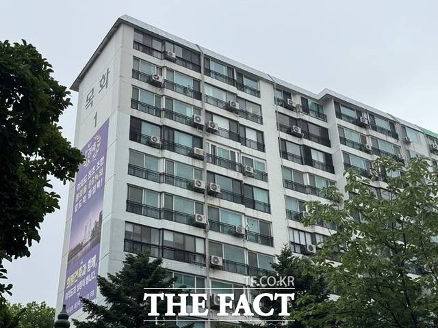 지난 20일 여의도 목화아파트 시공사 선정을 위한 2차 현장설명회에는 삼성물산이 단독으로 참석했다. /황준익 기자