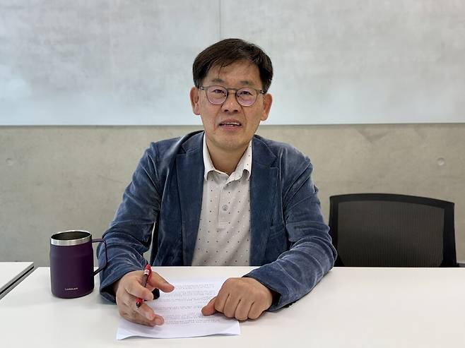 김 소장은 8.4GW 규모가 2030년 온실가스 40% 감축 목표와 양립 가능한지도 검증돼야 한다고 했다.(사진 곽은영 기자)/뉴스펭귄