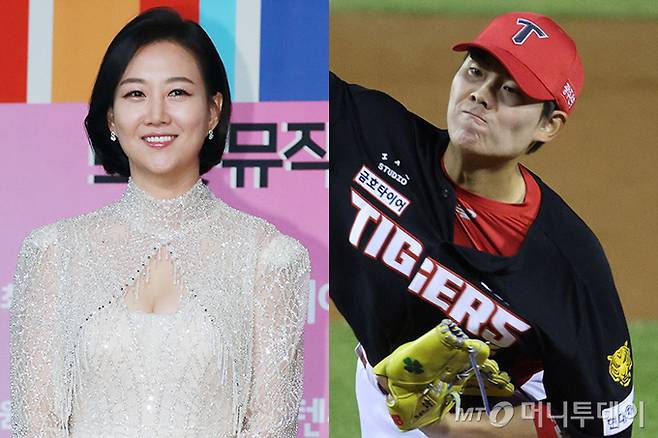 (사진 왼쪽부터) 최근 친모의 사기 의혹으로 논란을 빚은 가수 장윤정과 친형의 금전 문제로 입장을 밝힌 프로야구 KIA 타이거즈 투수 성영탁. /사진=머니투데이 DB