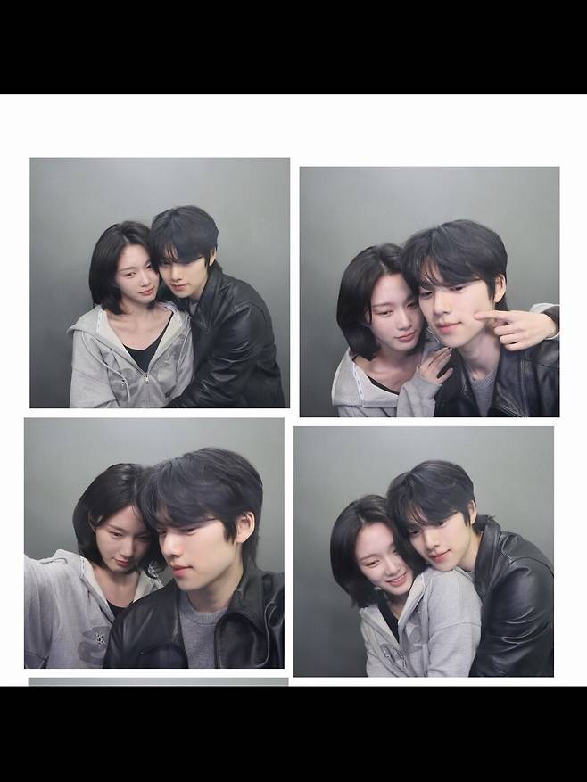 ▲ 강유경(왼쪽)과 박우열. 출처| 박우열 인스타그램