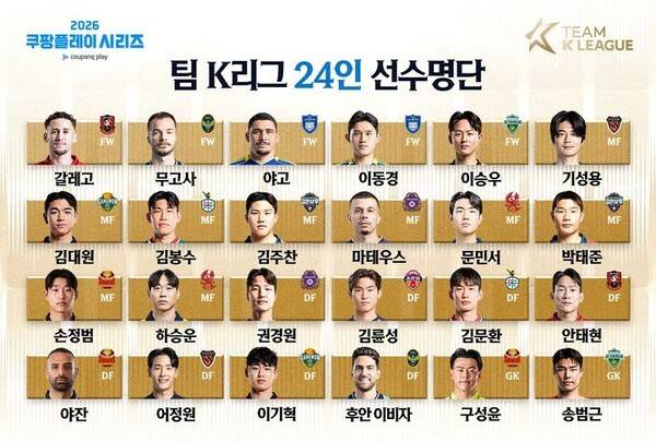 팀 K리그&nbsp;/사진=한국프로축구연맹
