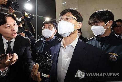 임성근 전 해병대 1사단장이 31일 서울 서초구 이명현 순직해병 특별검사팀에 출석하고 있다.  [연합뉴스]