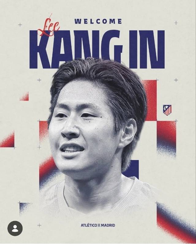 이강인 오피셜. /사진=아틀레티코 마드리드 SNS