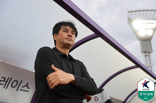 유병훈 FC안양 감독. /사진=한국프로축구연맹 제공