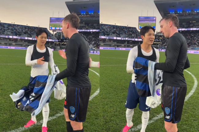 사진=오클랜드 FC 캡처
