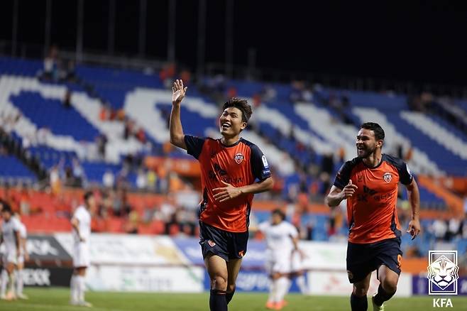 제주의 동점골 주인공 박창준 [대한축구협회 제공. 재판매 및 DB 금지]