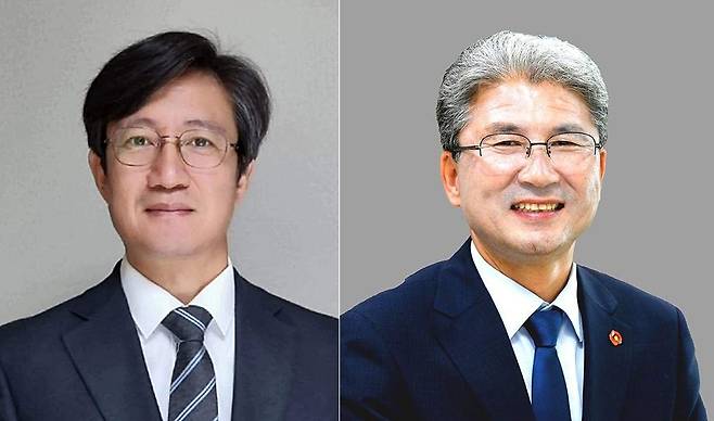 이창흠 제주기후경제부지사 후보, 이상봉 제주시장 후보  [제주도 제공, 재판매 및 DB 금지]