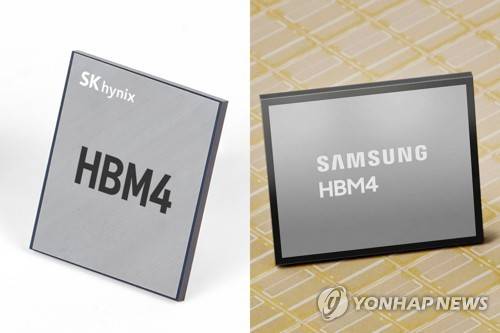 SK하이닉스와 삼성전자의 HBM4[출처: 연합뉴스 자료사진]