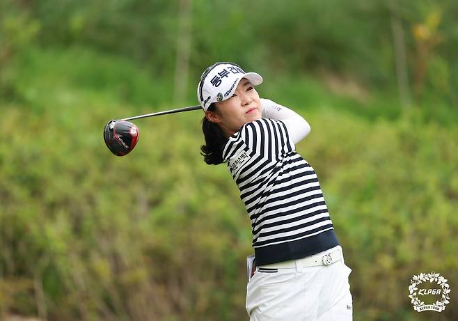 티샷 날리는 김수지 [KLPGA 투어 제공. 재배포 및 DB 금지]