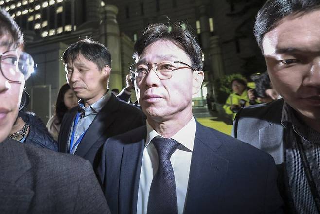 특검이 '채상병 순직 사건'의 책임자로 지목돼 1심에서 징역 3년을 선고받은 임성근 전 해병대 1사단장에게 항소심에서 징역 5년을 구형했다. 사진은 임 전 사단장의 모습. 사진=뉴시스