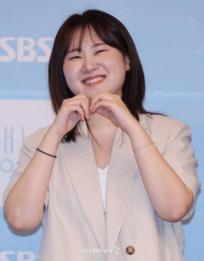 이은솔PD가 31일 오후 서울 양천구 목동 SBS에서 진행된 예능 프로그램 '내 남은 연애' 제작발표회에 참석해 포즈를 취하고 있다. /2026.07.31 /사진=이동훈 photoguy@