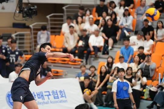 공격 시도하는 남자 배구대표팀 임성진. / 사진=연합뉴스