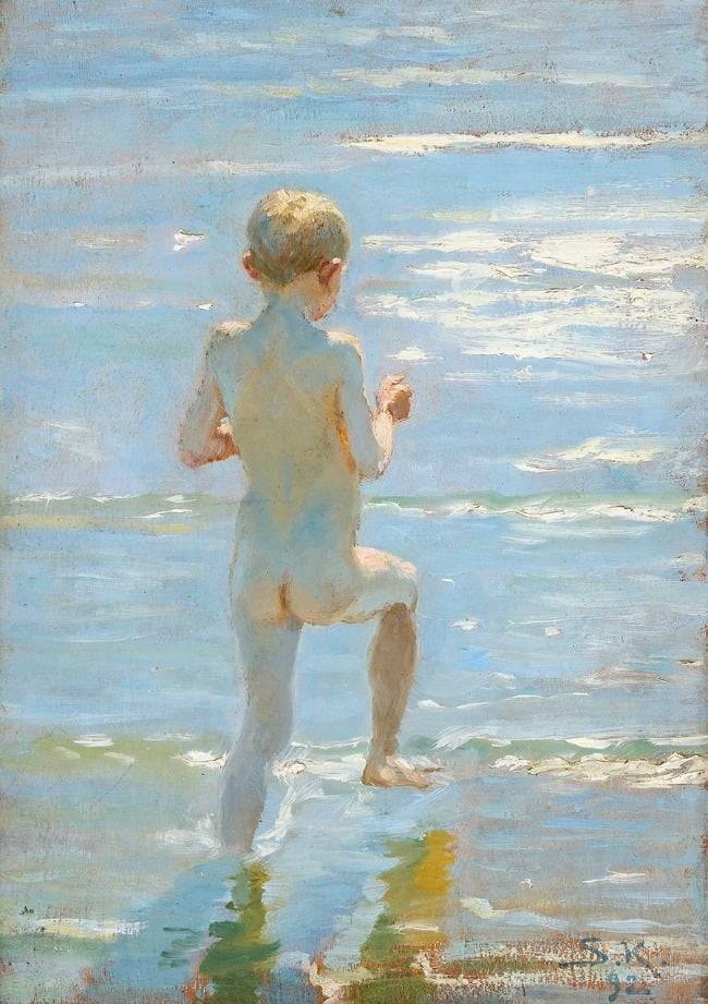 높은 위도의 아름다운 햇빛이 담긴 페더 세버린 크뢰이어(Peder Severin Krøyer)의 작품들