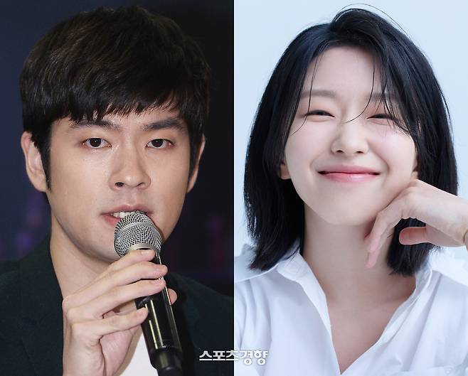 가수 장기하(왼쪽)와 배우 윤가이. 경향신문 자료사진