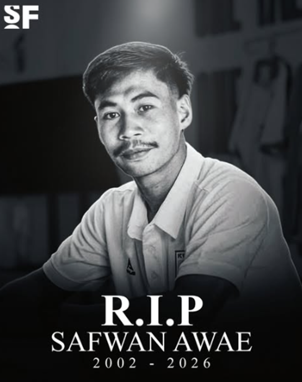 ▲ 태국 축구계가 낙뢰사 비극에 휩싸였다. 태국 3부리그 소속 공격수 사프완 아와에가 친선경기 도중 벼락을 맞고 숨지는 안타까운 사고가 발생했다. ⓒ 'soccerforever' SNS