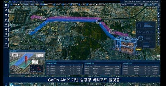 공간정보(GIS)와 디지털 트윈 전문기업 웨이버스가 한국공항공사의 승강형 디지털 버티포트 플랫폼 구축사업을 수주하며 도심항공교통(UAM) 플랫폼 사업 확대에 나섰다. 사진=웨이버스.