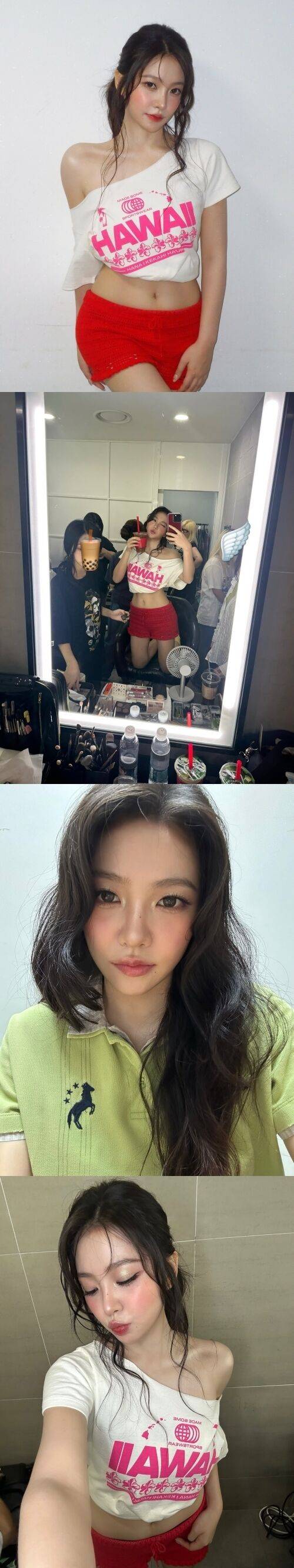 레드벨벳 예리, 크롭티 아래 '한줌허리'…