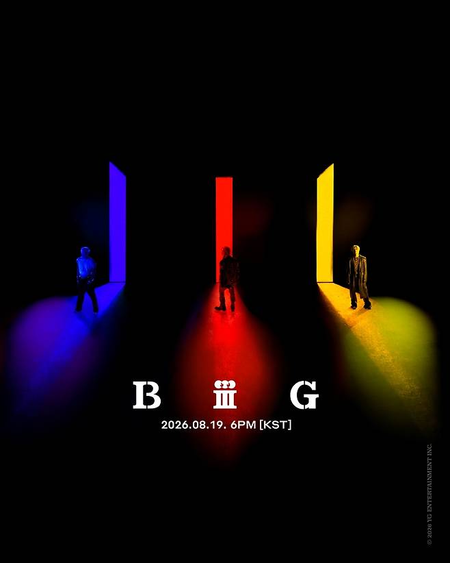 그룹 빅뱅 신곡 '빅' [YG엔터테인먼트 제공. 재판매 및 DB 금지]
