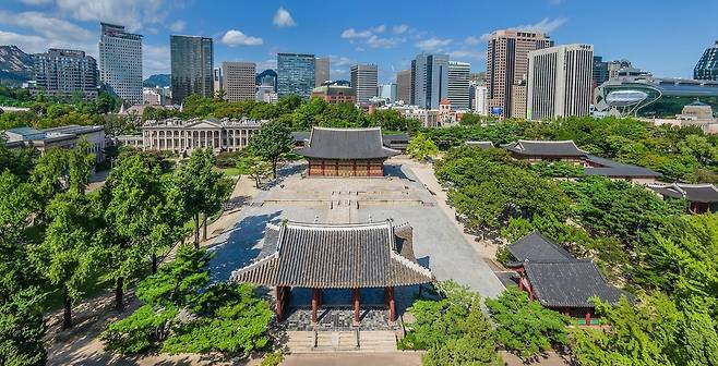 덕수궁 중화전 및 중화문 전경  [국가유산청 궁능유적본부 제공. 재판매 및 DB 금지]