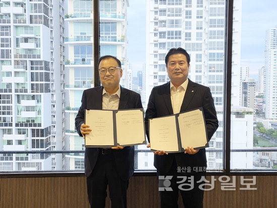 ▲ HD현대중공업은 최근 미국 에너지 인프라 개발기업 '코반에너지그룹'과 9.6㎿급 힘센(HiMSEN) 엔진 기반의 발전설비 공급계약을 체결했다고 10일 밝혔다. HD현대중공업 제공