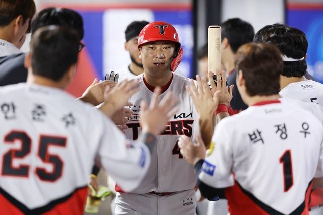11일 삼성전에서 클러치 능력을 뽐낸 김태군. 사진=KIA 제공