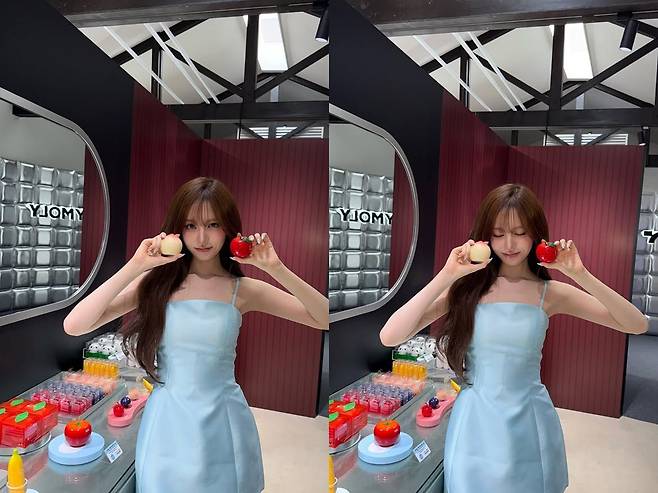 리즈 미니 원피스 패션 | 인스타그램 @liz.yeyo
